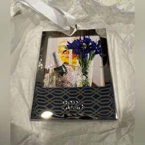 2025 Hanging Silver Picture Frame Christmas Ornament **New in Package**